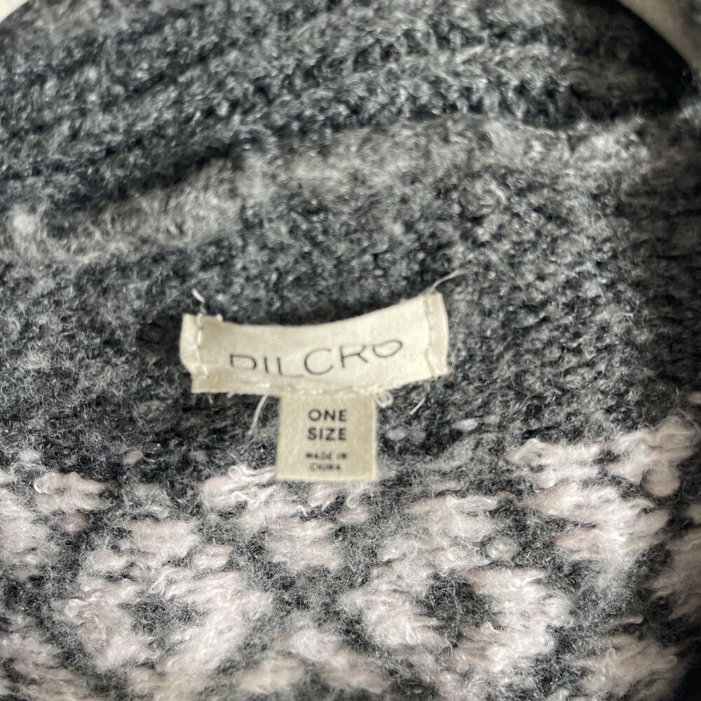 pilcro Fair Isle Oversized sweater anthropologie Blue One Size - Picture 5 of 10